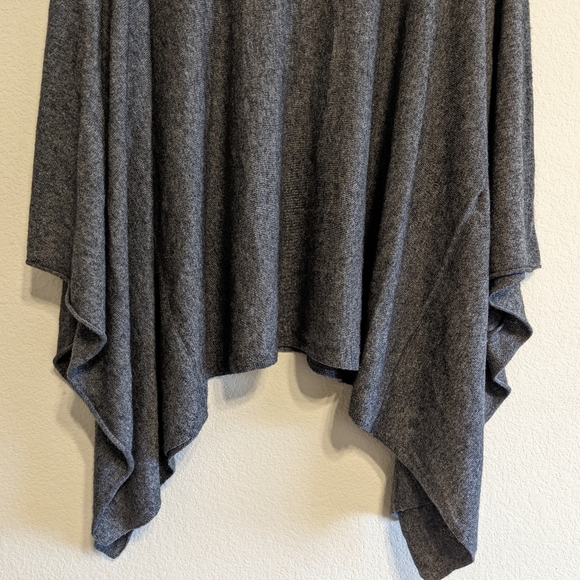 BRYN WALKER Lagen look Pullover Luxury Blend Boxy Sweater Gray Size Small EUC - Picture 4 of 8
